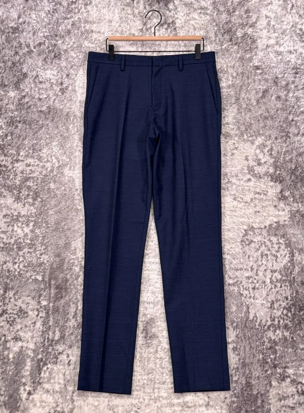 New J Crew Ludlow Slim Dress Pants 32 x 34 Mens Blue Stretch Wool Trouser